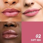 Balsam de buze nuanta 02 Soft Red, eco-bio, 7 g, Sante