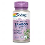 Bamboo, contribuie la sustinerea sanatatii pielii, parului si a unghiilor, 60 capsule vegetale, SECOM