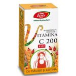 Vitamina C 200mg cu Macese si Catina F152, 60 comprimate masticabile - Fares