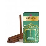Betisoare parfumate,Dhoop Salvie Alba cu suport, 10buc – Sattva Ayurveda