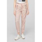 Pantaloni crop conici cu snur