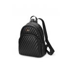 Rucsac de piele cu aspect matlasat Raven