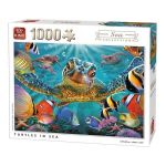 Puzzle 1000 piese, Turtles in Sea