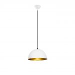 Lustra Sivani MR - 717, Opviq, 30 x 111 cm, 1 x E27, 40W, alb/auriu