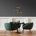 Candelabru, Opviq, Smoked - 051, E27, 60 W, metal/sticla