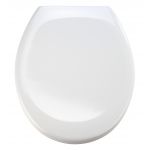Capac de toaleta cu sistem automat de coborare, Wenko, Premium Ottana, 37.5 x 44.5 cm, duroplast, alb