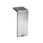 Picior pentru mobilier reglabil, Fonda, H:200 mm, finisaj otel inoxidabil - Viefe