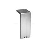 Picior pentru mobilier reglabil, Fonda, Viefe H:100 mm, finisaj otel inoxidabil