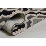 Covor Amira Grey, Flair Rugs, 120 x 170 cm, bumbac, gri