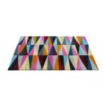 Covor Angles Bedora, 200x300 cm, 100% lana, multicolor, finisat manual