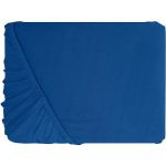 Cearceaf cu elastic bumbac jersey, 160 x 200 x 25 cm, Albastru, Patru Anotimpuri