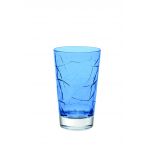 Set 6 pahare diverse bauturi, Vidivi, Dolomiti, 420 ml, sticla, albastru