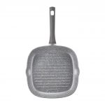 Tigaie grill Silverstone, Ambition, 26x26 cm, aluminiu, invelis Qualum Basic Stone