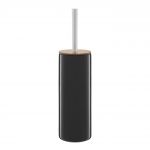 Perie de toaleta cu suport Vivien, Jotta, 36.5 cm, ceramica, negru