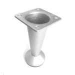 Picior metalic Ayak pentru mobilier H:80 mm, finisaj aluminiu - Maxdeco