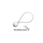 Set 25 intinzatoare elastice scurte - Corturi24