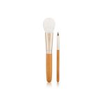 Set machiaj, pensula profesionala Kumano blush si pensula pentru buze 2 buc