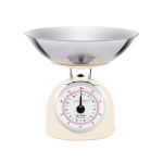 Cantar mecanic de bucatarie ETA Storio 5777 BEJ, 5 kg, precizie 25g, vas 5 L din otel inoxidabil