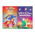 2 Povesti: Scufita Rosie si Alice in Tara Minunilor, editura Girasol