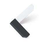 Agatatoare cuier Corner, finisaj gri antracit/alb mat, 101x87x67 mm - Viefe