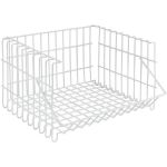 Cos pentru depozitare legume si fructe, alb, 34x27x20 cm - Maxdeco
