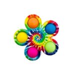 Jucarie senzoriala spinner Dimple, flower, 5 bule, Shop Like A Pro , multicolora, 8cm