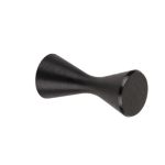 Agatatoare cuier Diabolo, finisaj negru periat, 21,1x50 mm