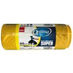 Saci Menajeri Galbeni - Sano Optima Super, 60 l, 15 buc