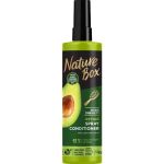 Balsam Spray Reparator pentru Par Deteriorat cu Ulei de Avocado Presat la Rece - Nature Box Repair Spray Conditioner with Cold Pressed Avocado Oil, 200 ml