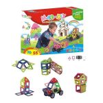 Joc Magnetic Educativ de Constructie 3D 55 piese 272715