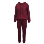 Trening dama Univers Fashion, 2 piese, culoare grena, S