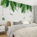 Sticker Decorativ Frunze Exotice, 70 x 150 cm