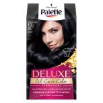 Vopsea de Par Permanenta - Schwarzkopf Palette Deluxe Oil-Care Color Permanent, nuanta 1-1 (909) Blue Black