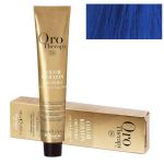 Vopsea Demi-permanenta Fanola Oro Therapy Color Keratin Oro Puro with Gold&amp;Argan Oil Blue, 100ml