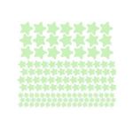 Set 3 Folii cu 452 Stelute si Patratele Fosforescente
