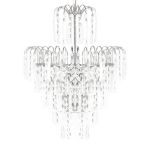 Aplica Perete Cristale pentru sufragerie, dinning, dormitor, Crystal Lux Silver S1