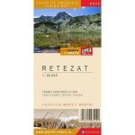 Muntii Retezat. Harta de drumetie. Muntii nostri, editura Schubert &amp; Franzke