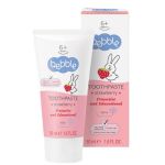 Pasta de Dinti pentru Copii (6 Luni +) cu Aroma Capsuni - Bebble Toothpaste Strawberry, 50 ml