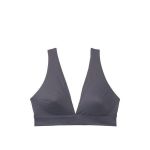 Sutien triunghi dama, Victoria&#039;s Secret, Unlined Soft Wireless Lounge Bra, Gri, M INTL