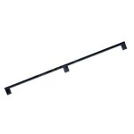 Maner pentru mobilier Graf Big Long, finisaj negru periat, L:1200 mm - Viefe