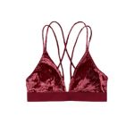 Sutien Victoria&#039;s Secret, Velvet Triangle Bralette, Rosu, M INTL