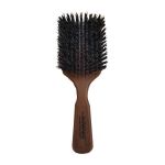 Perie profesionala din lemn cu par de mistret pentru barber/frizer/salon/coafor cod.496