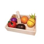 Jucarie ladita de legume de feliat din lemn,7Toys