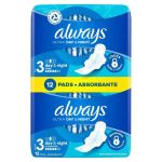 Absorbante Igienice - Always Duo Ultra Day &amp; Night, Marimea 3, 12 buc