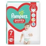 Scutece-Chilotel - Pampers Pants Active Baby, marimea 7 (17+ kg), 38 buc
