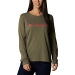 Bluza femei Columbia Lodge Relaxed Ls 1977171-397, M, Verde