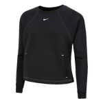 Bluza femei Nike Pro Luxe Crew CU5745-010, XL, Negru