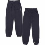 Pantaloni femei Converse Embroided 10022004-001, L, Negru
