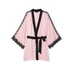Halat dama Victoria&#039;s Secret, Lace Inset Robe, Pink, XS/S INTL