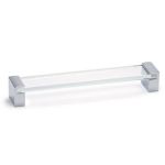 Maner pentru mobila Glass, finisaj transparent, L:207 mm